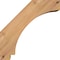 Ekena Millwork 5 1/2"W x 10"D x 10"H Imperial Smooth Knee Brace, Western Red Cedar BRC06X10X10IMP00SWR - alternate 2
